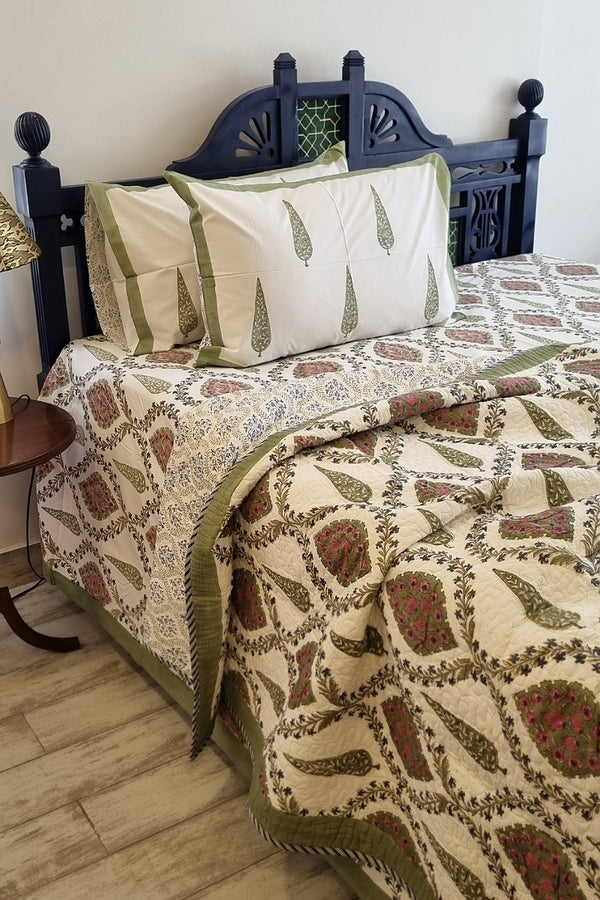 Faran Block Print Bedding Set