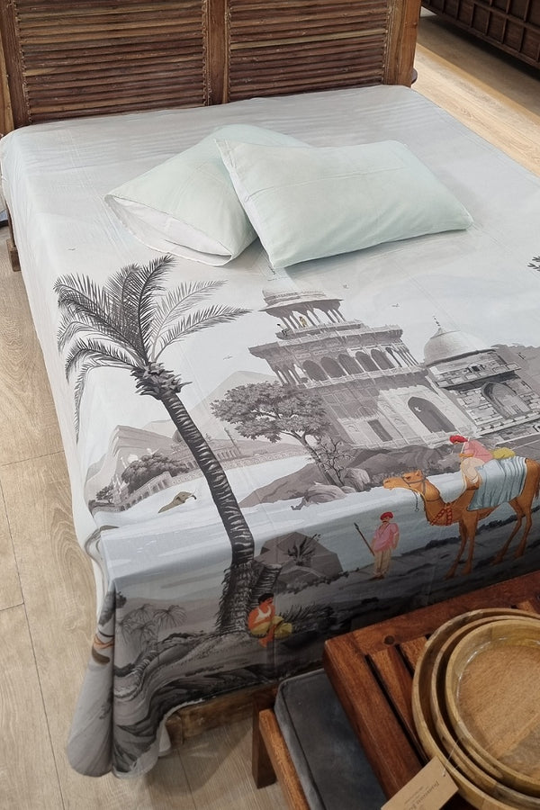 Mural Amer Print Bedsheet Set