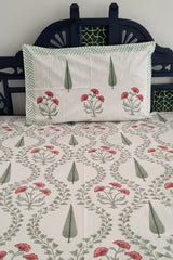 Malava Block Print Bedsheet Set