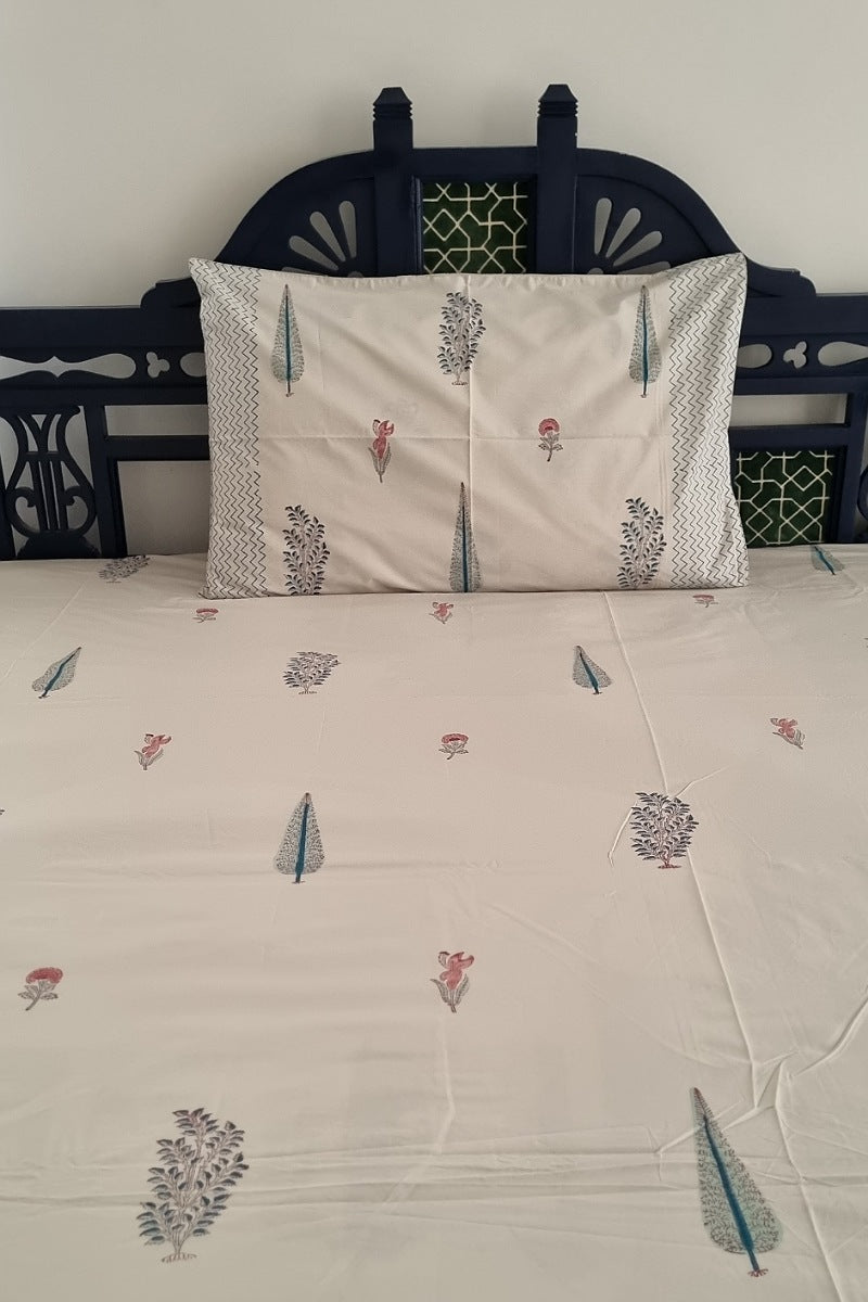 Saraka Block Print Bedsheet Set