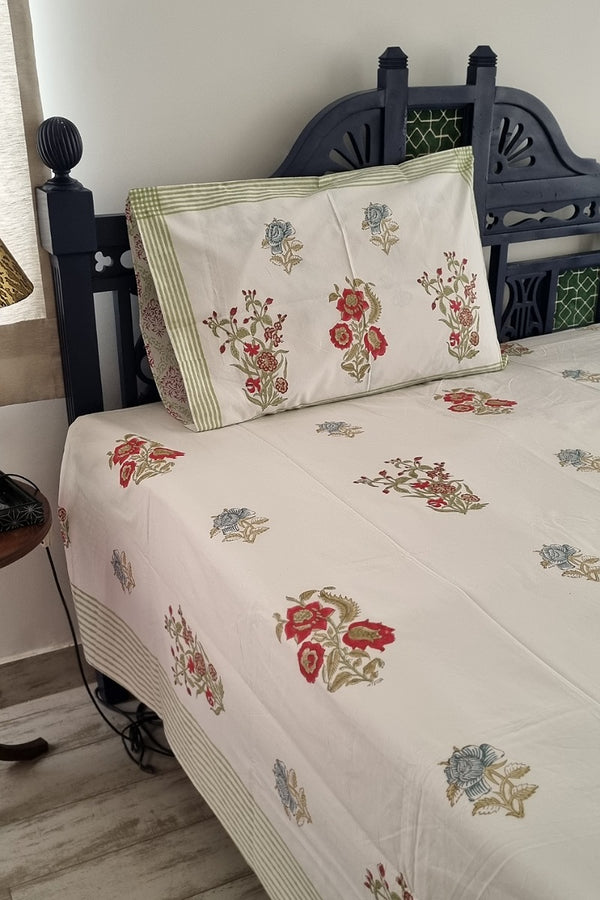 Favana Block Print Bedsheet Set