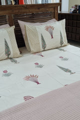 Mahal Pine Block Print Bedding Set