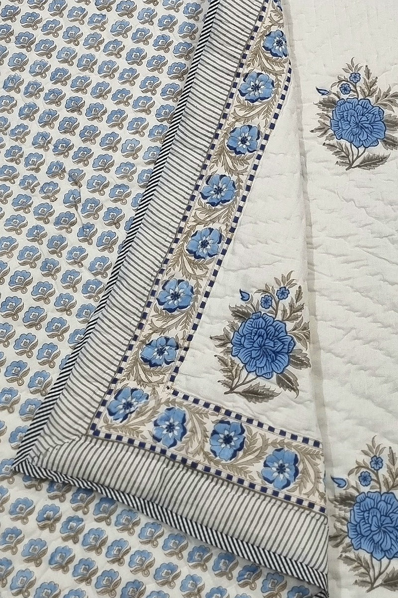 Neel Sarai Block Print Quilt