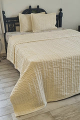 Caro Ivory Quilt Set