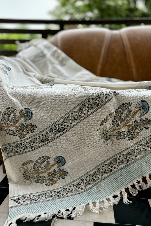 Jashan Block Print Throw