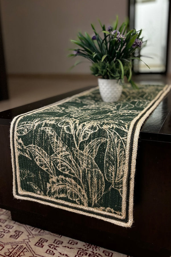 Tundra Forest Juco Table Runner