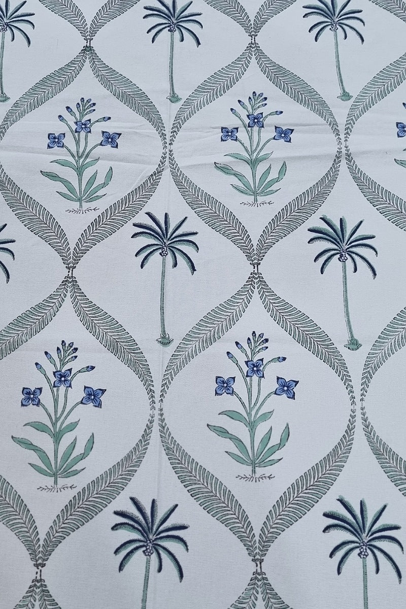 La Palma Block Print Table Cloth