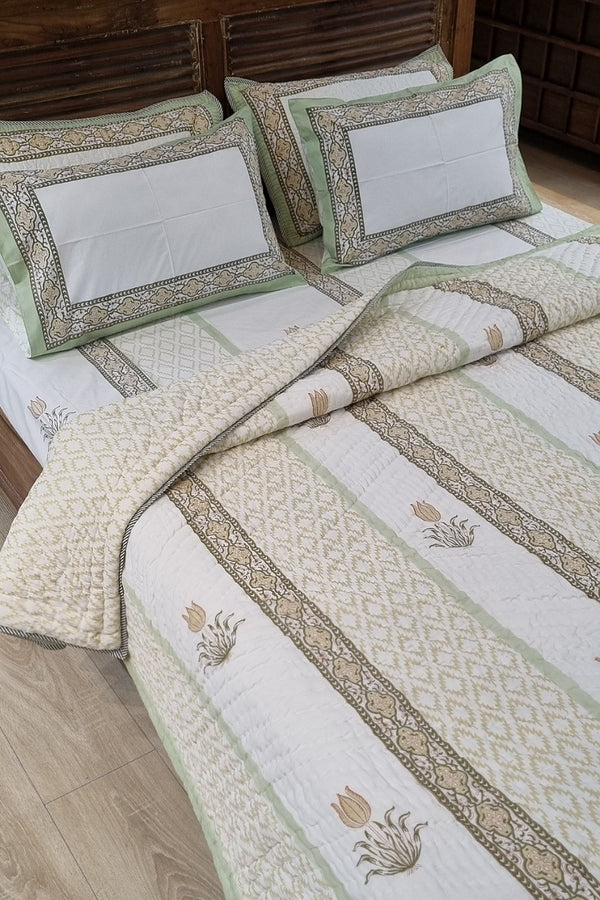 Mahal Loftus Block Print Bedding Set