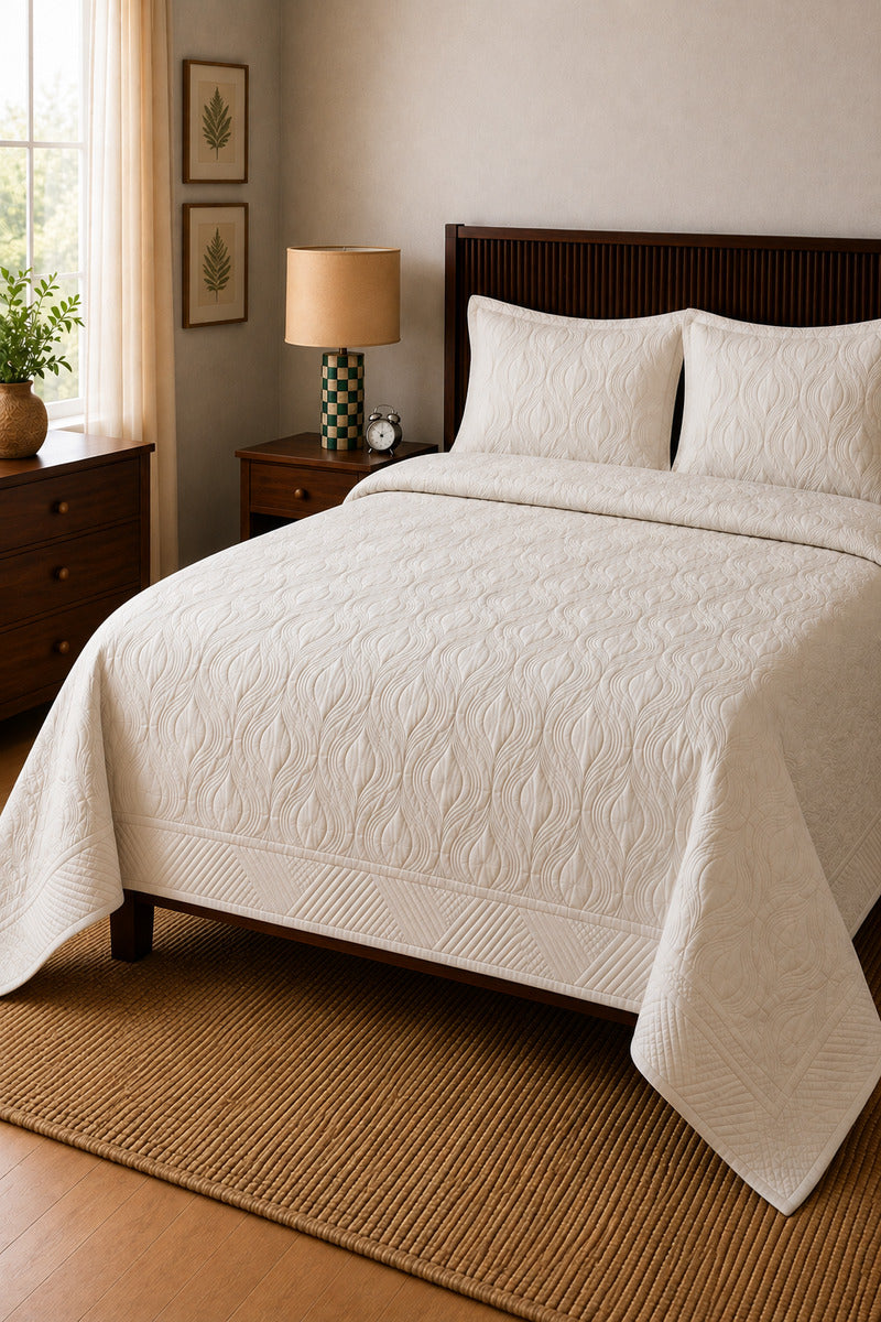 Solid Bedcover sets 