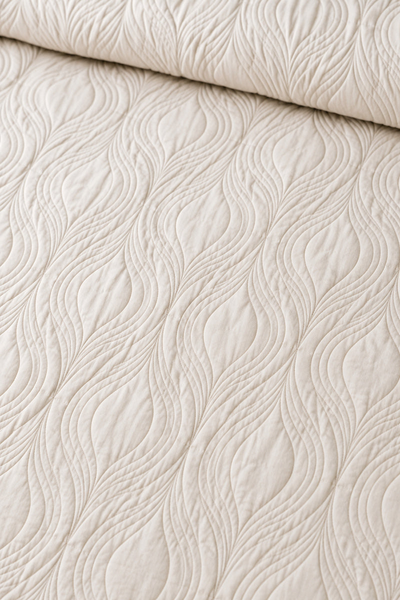 Solid Quilted Bedspread 