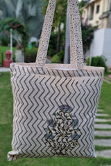 Laki Block Print Tote Bag