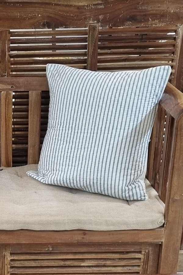 Linear Block Print Cushion Cover