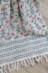 Mahina Block Print Throw