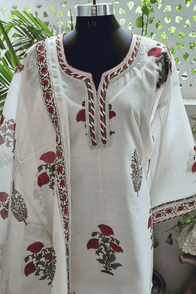 Manira Chanderi Suit Set