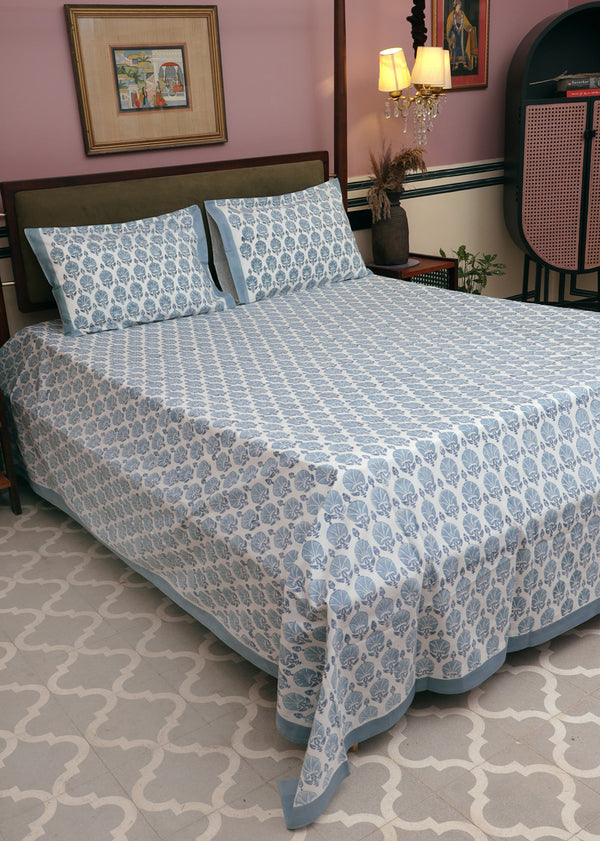 Maurya Block Print Bedsheet Set