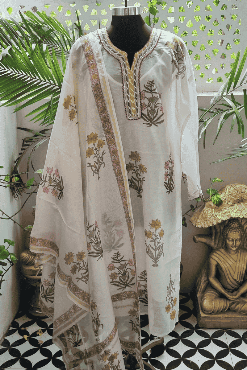 Maurya Chanderi Suit Set