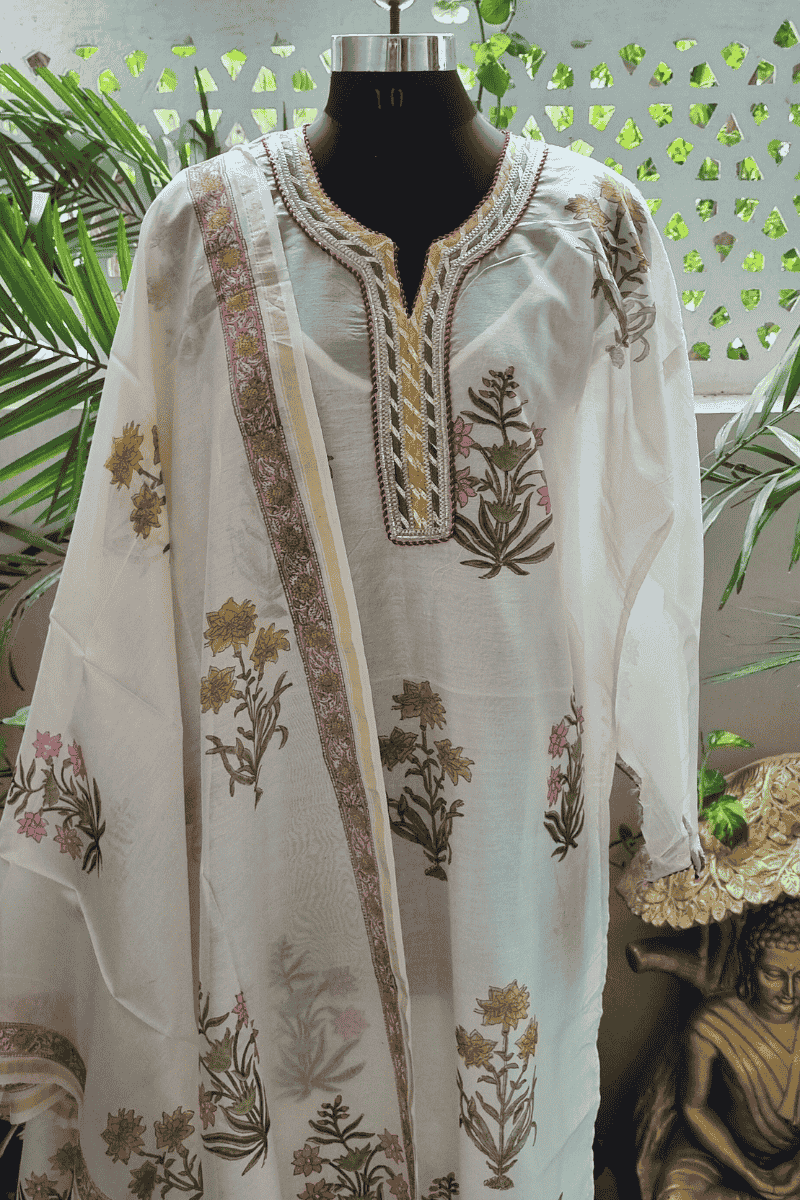 Maurya Chanderi Suit Set