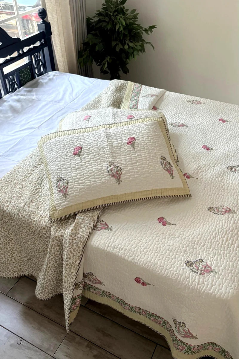 Jaipur Block Prints, Block print bedding, Quilted Bedcovers Jaipur, Quilts 