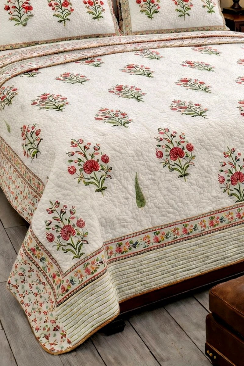 Block print bedding, Quilted Bedcovers Jaipur, Quilts 