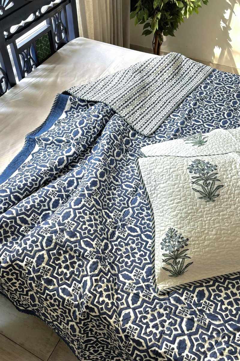 Medina Quilted Bedspread Set