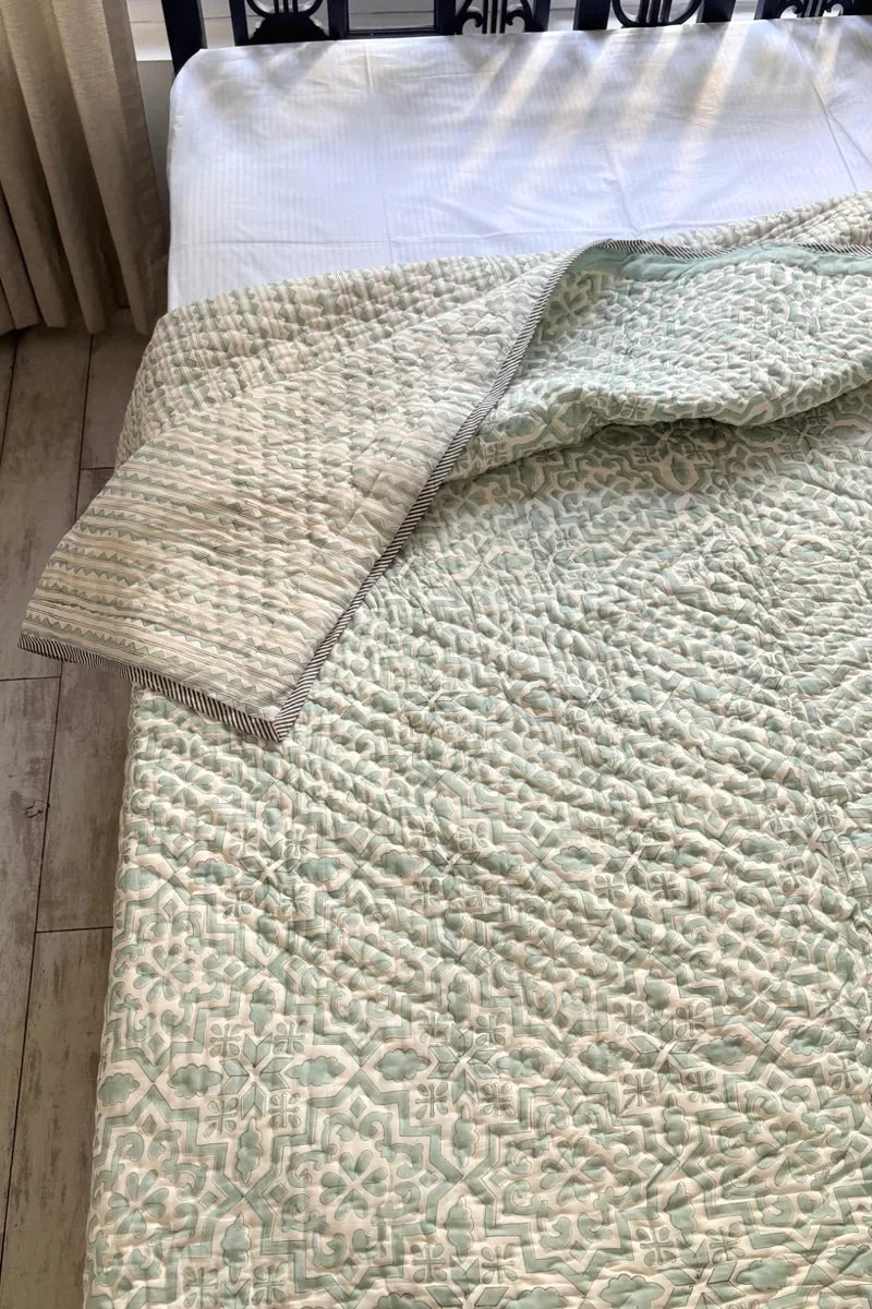 Morocco Block Print Quilt