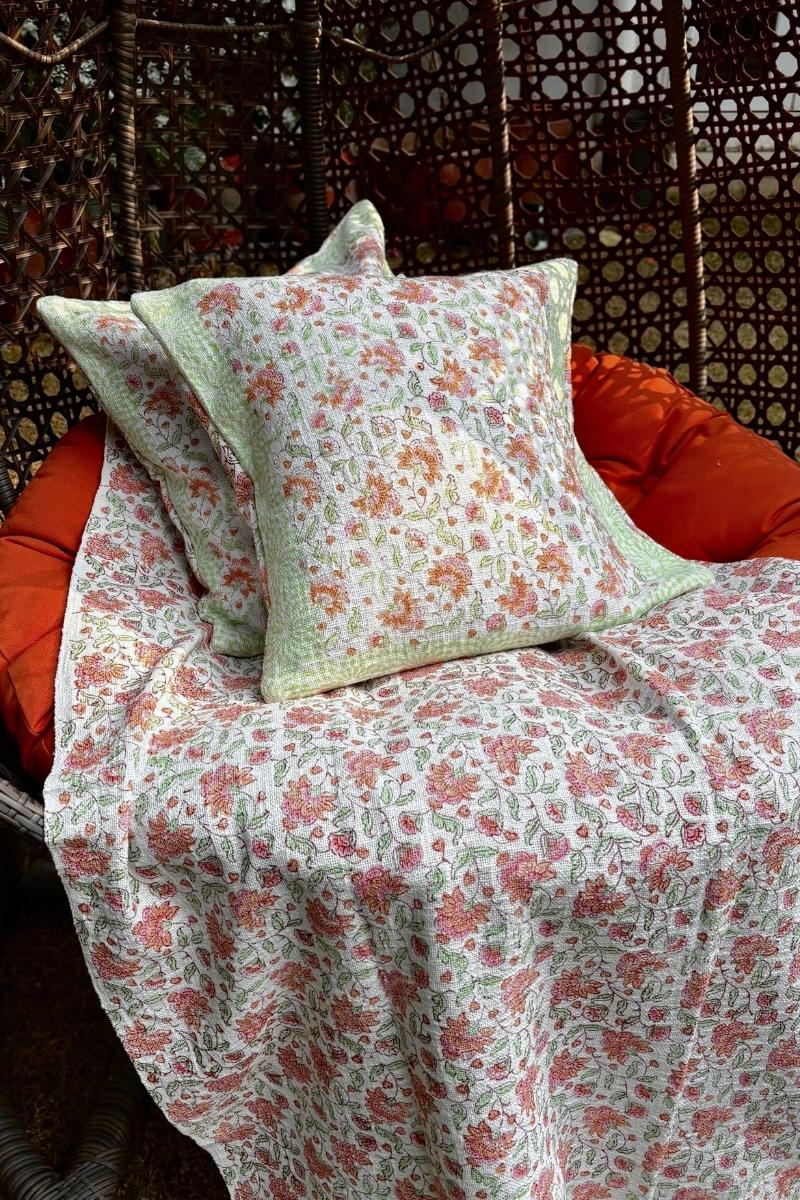 Mrigna Throw & Cushions Set