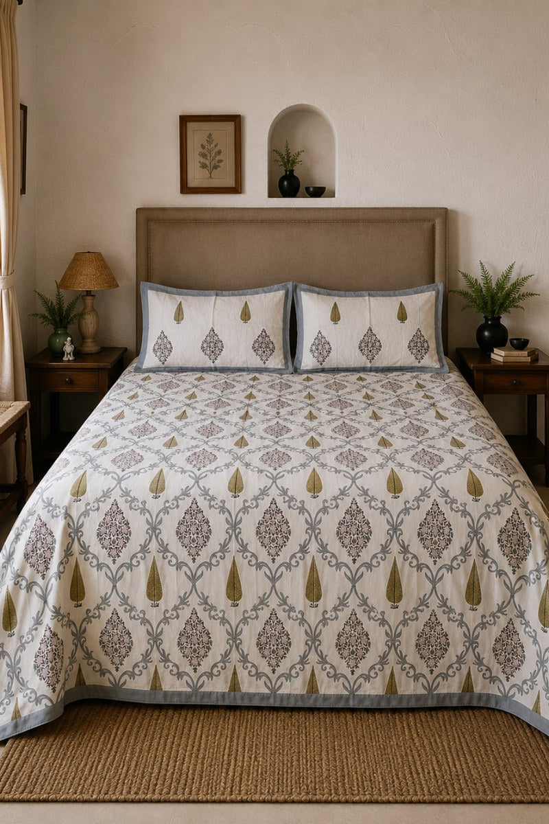 Block Print Bedsheets 