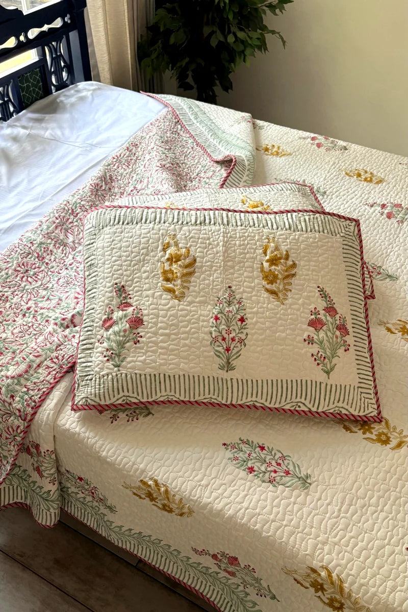 Jaipur Block Prints, Block print bedding, Quilted Bedcovers Jaipur, Quilts 