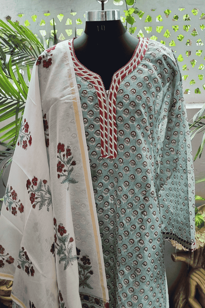 Nitori Chanderi Suit Set