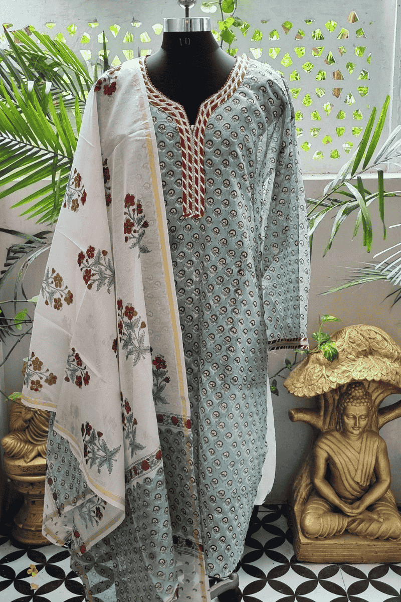 Nitori Chanderi Suit Set
