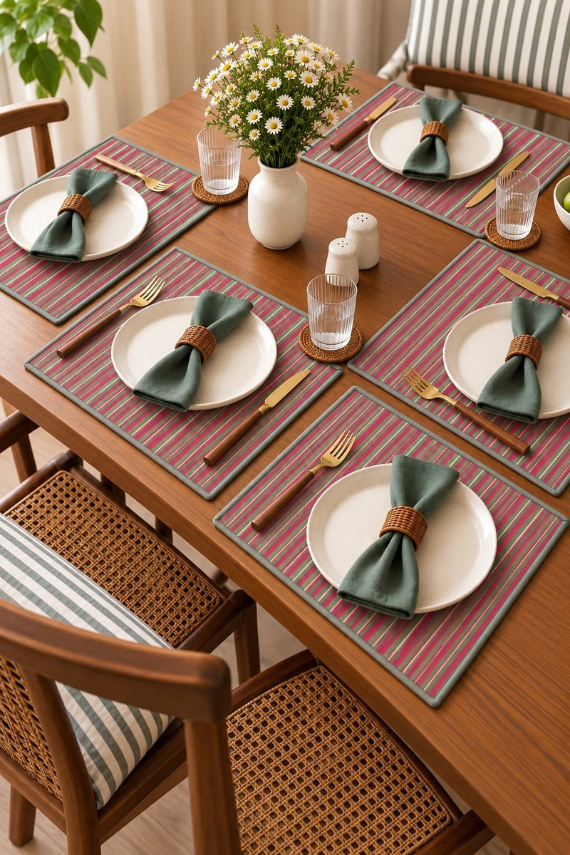 Oslo Linear Reversible Placemat (Set of 6)