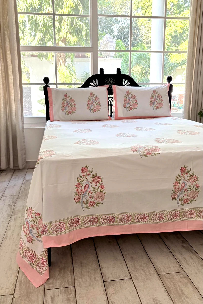 Paro Block Print Bedsheet Set