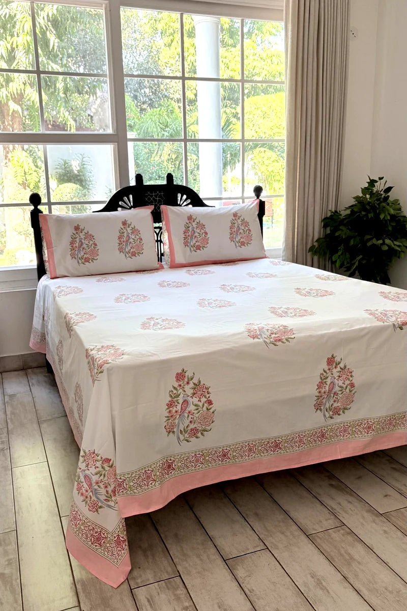 Paro Block Print Bedsheet Set