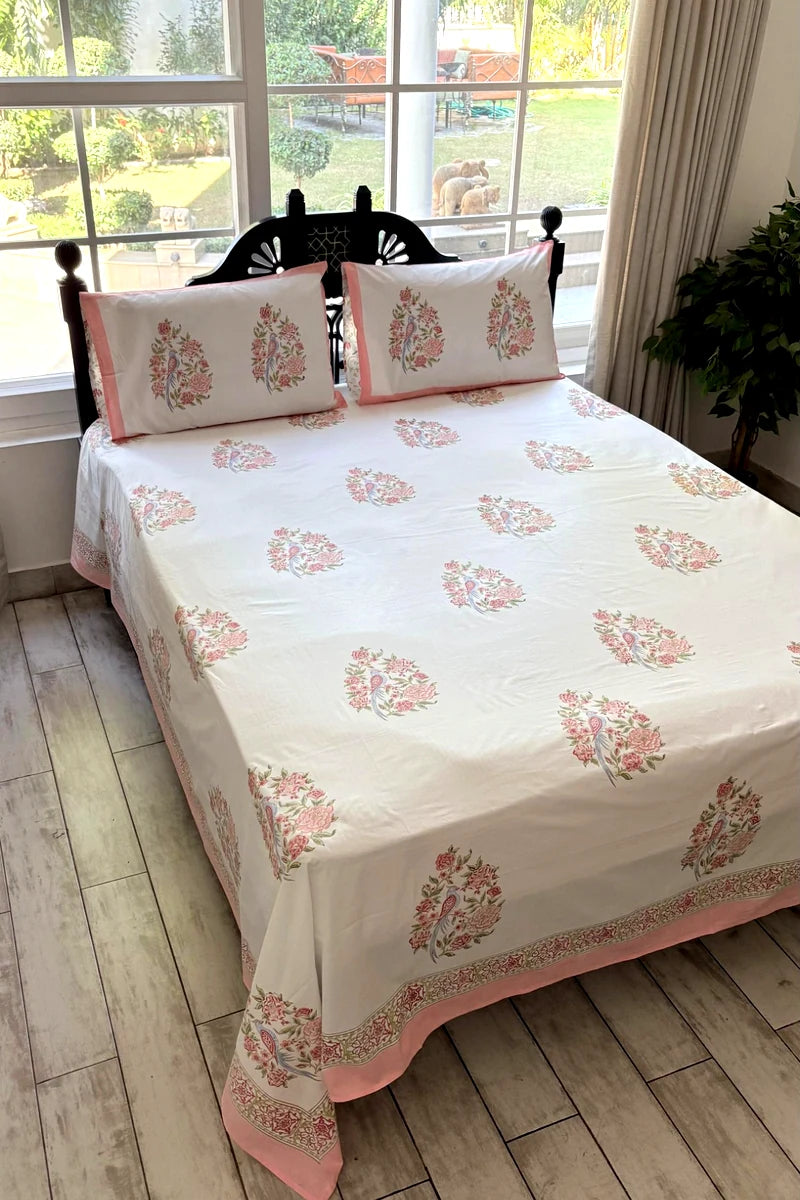 Paro Block Print Bedsheet Set