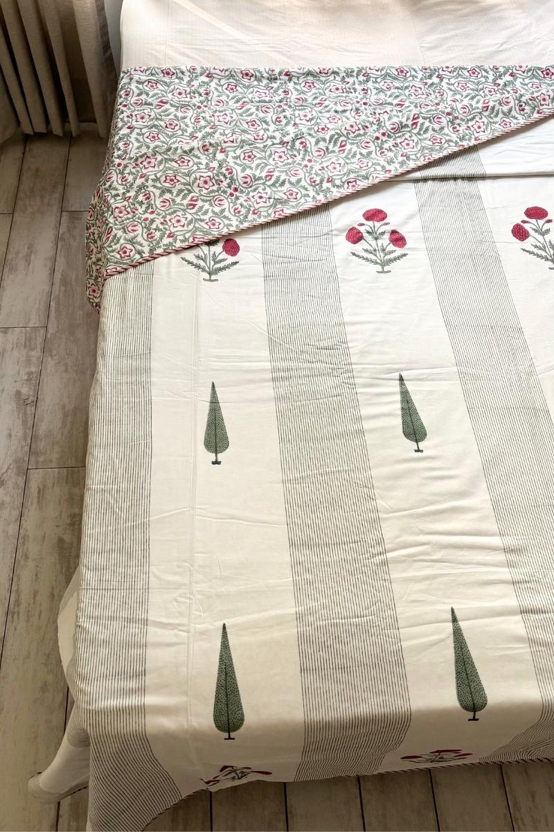 Poppy Printed Dohar