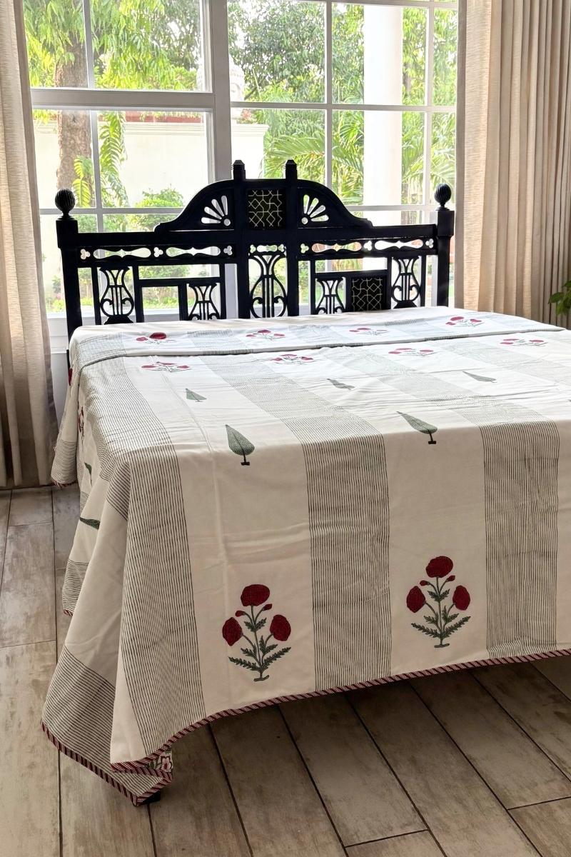 Poppy Printed Dohar