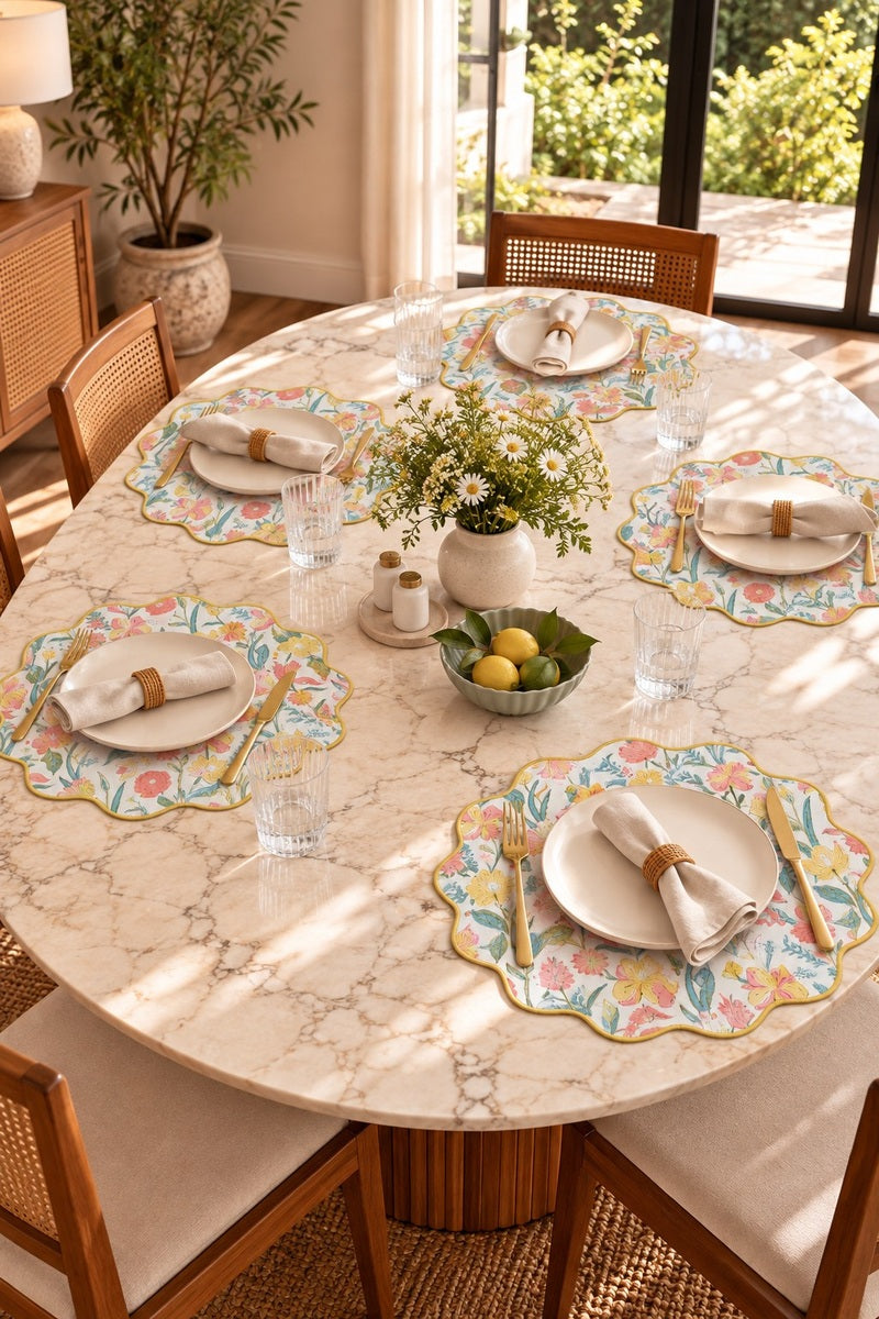 Radica Scallop Placemats (Set of 6)