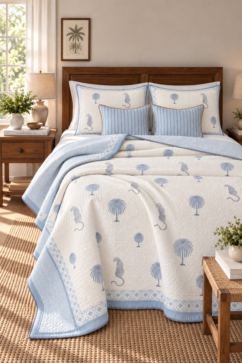 Ranthambore Quilted Bedcover Set