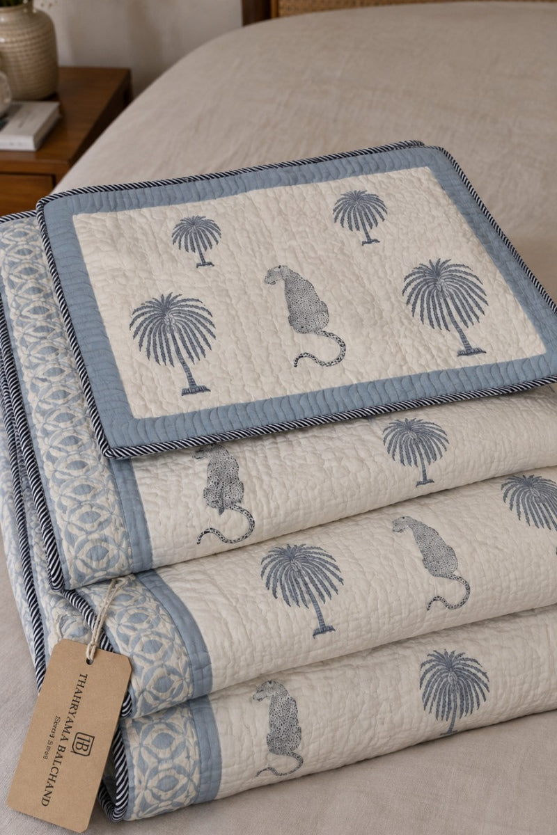 Ranthambore Quilted Bedcover Set