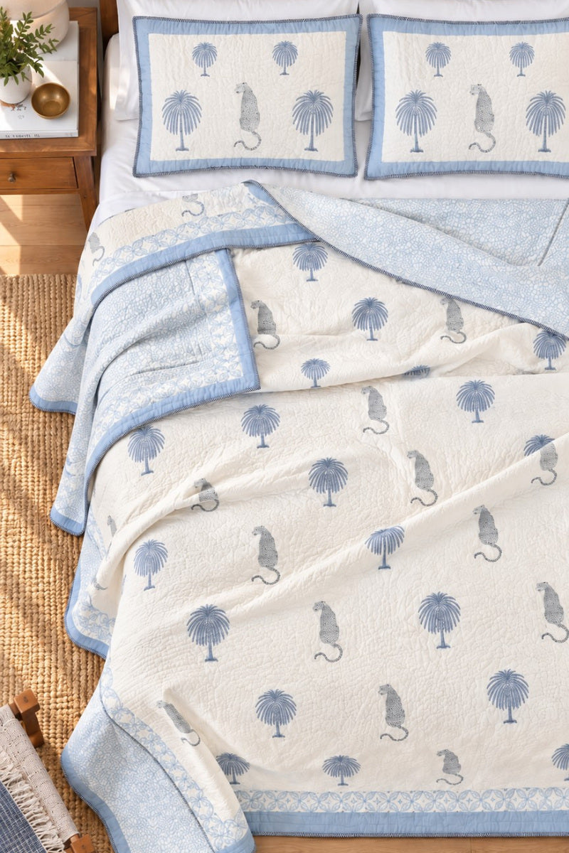 Ranthambore Quilted Bedcover Set