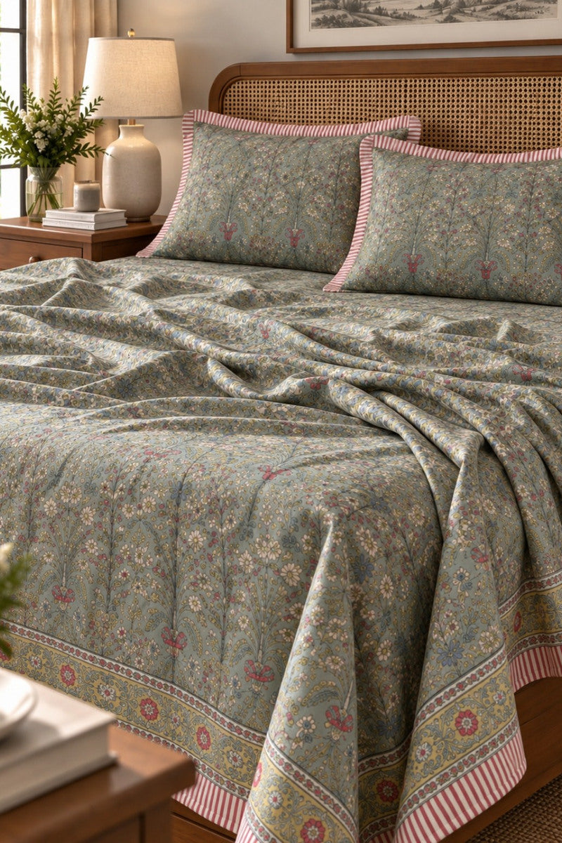 Rustic Gardenia Bedsheet Set