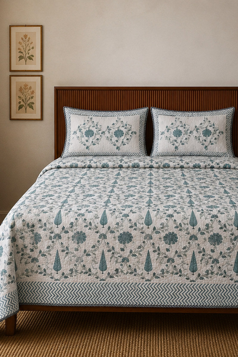 Quilted Bedcover Set