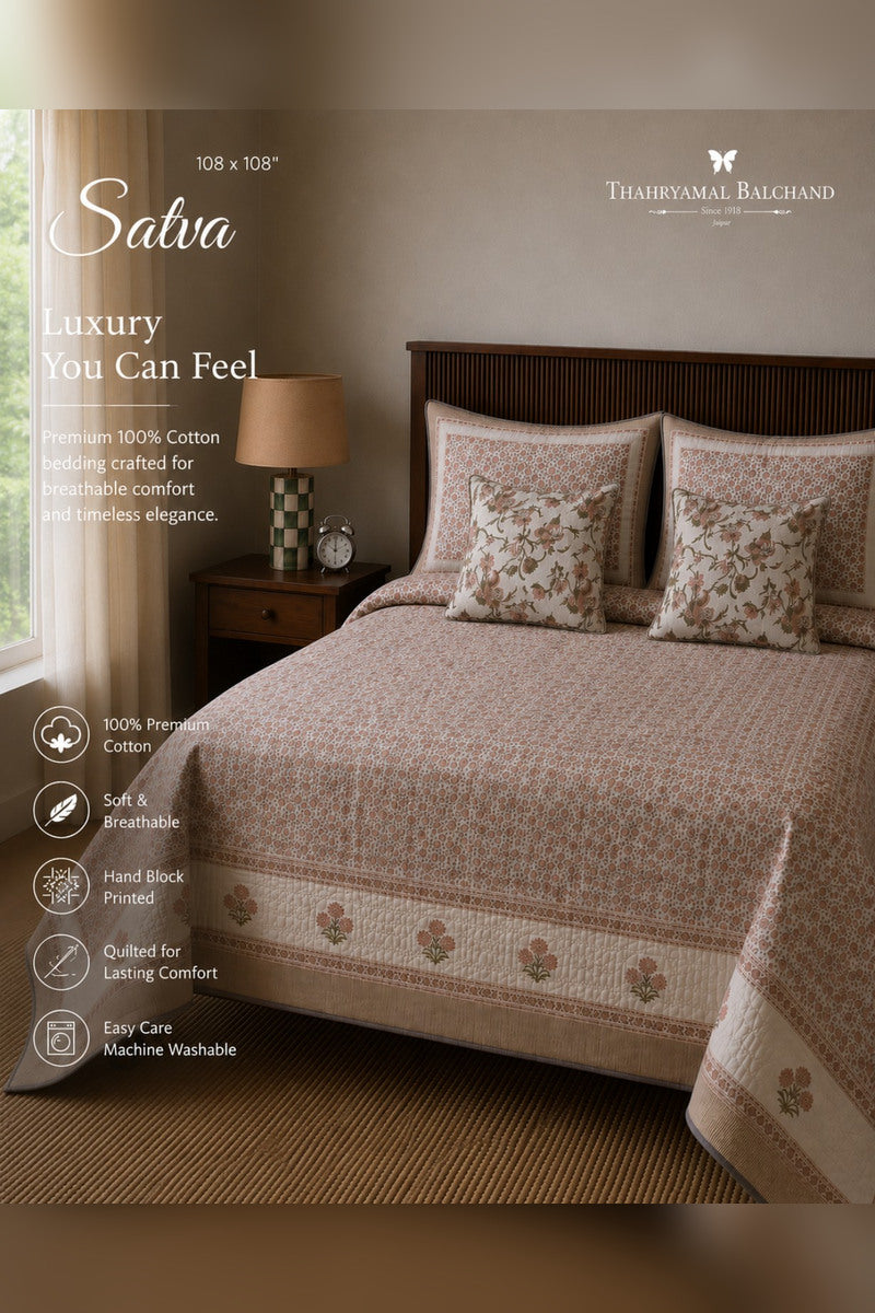 Satva Quilted Bedcover Set