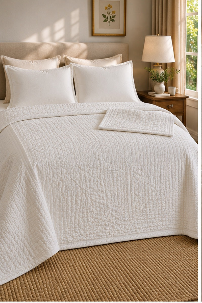 White Cotton Quilts