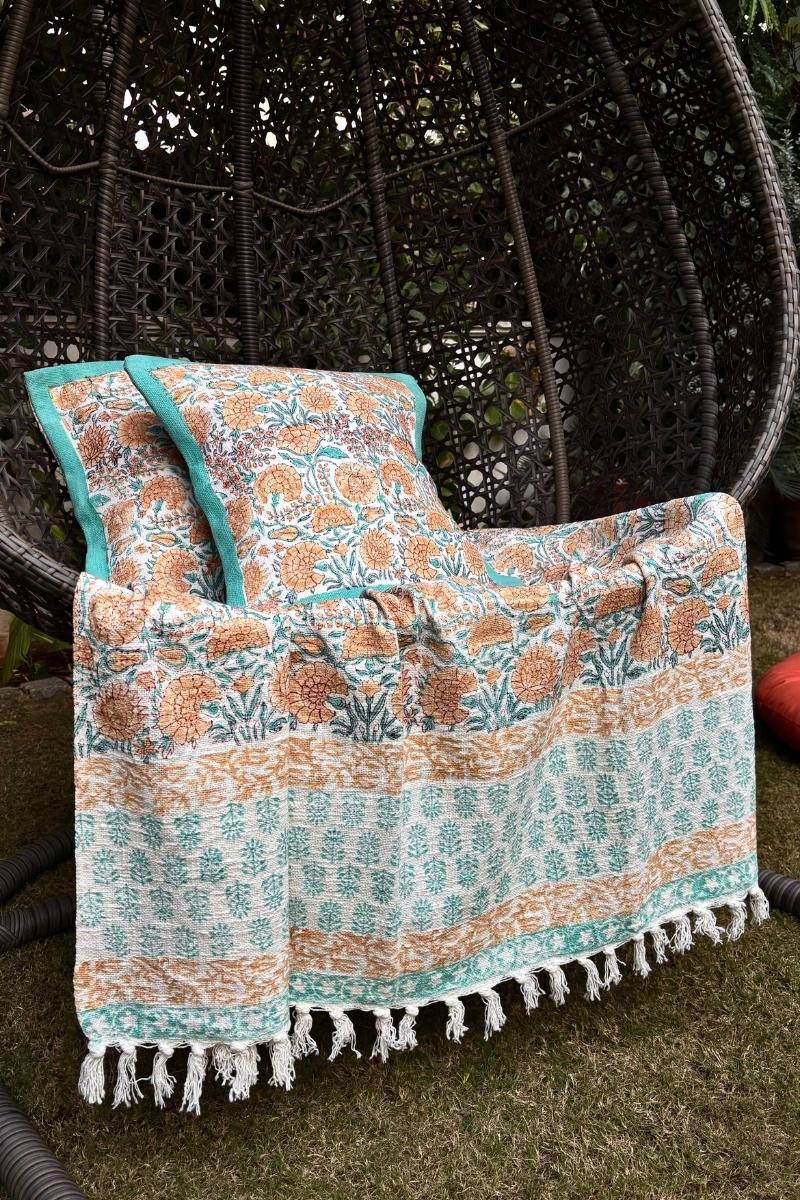 Sunlit Throw & Cushions Set