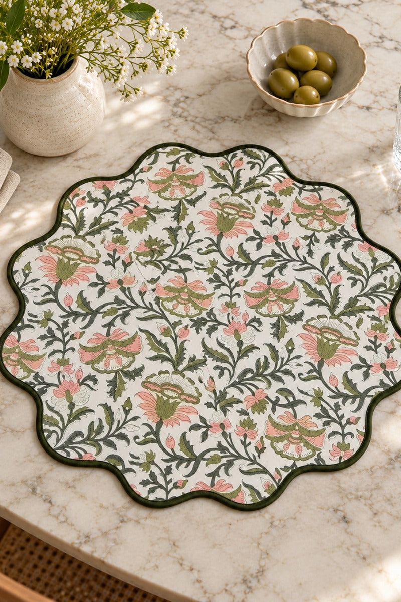 Tundra Scallop Placemats (Set of 6)