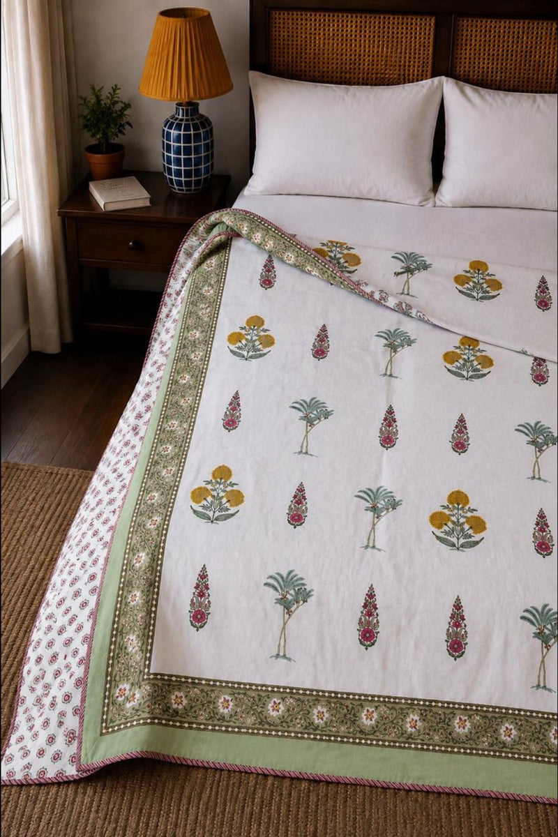 Block Print Cotton Dohar