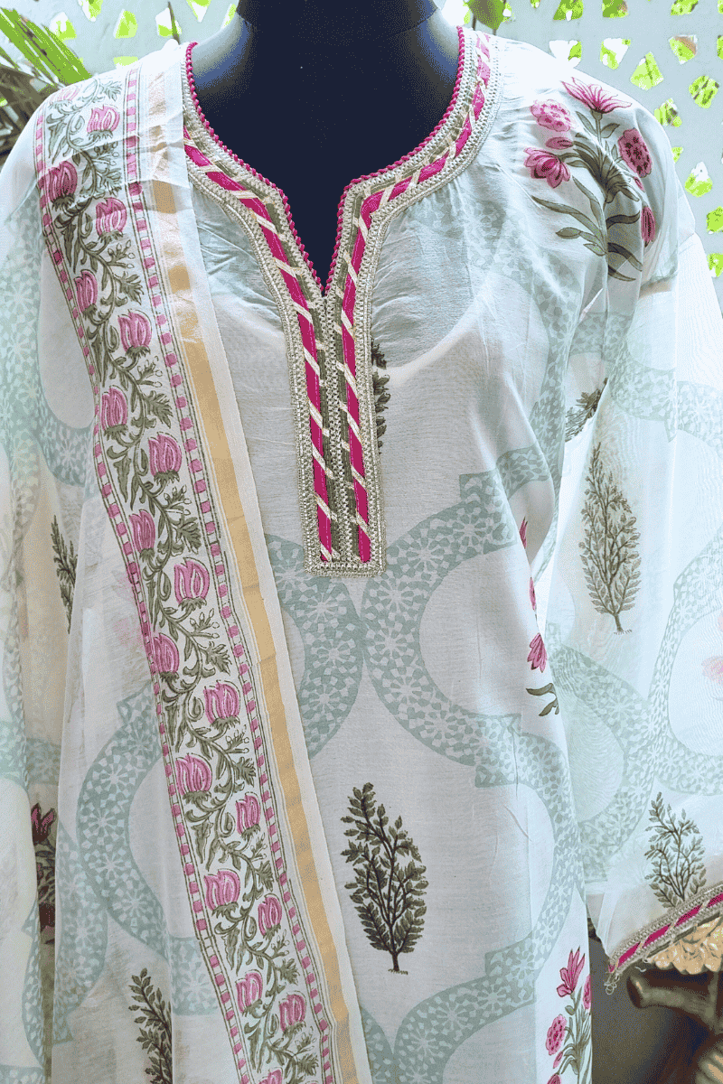 Vivasa Chanderi Suit Set