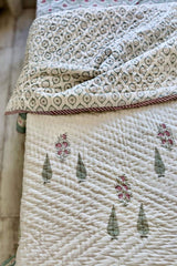Namila Block Print Summer Quilt