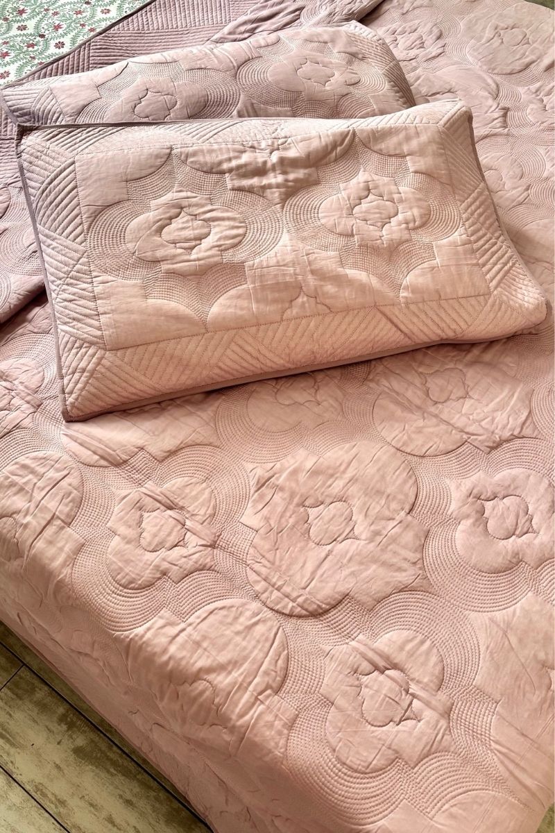 Moroccon Solid Luxury Bedcover Set
